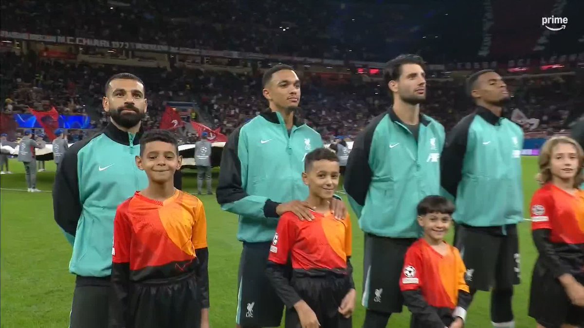 SPINE-TINGLING! 🔊 The UEFA Champions League anthem at the San Siro. #UCLonPrime