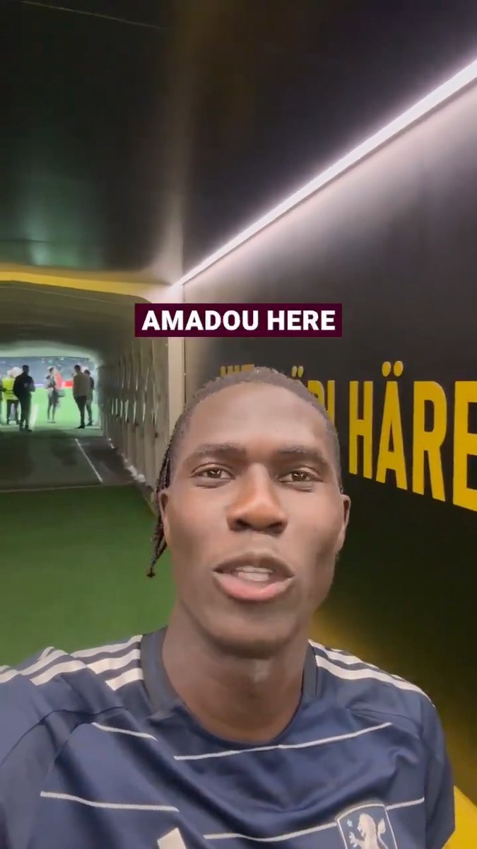 "What a Champions League debut." 🤳