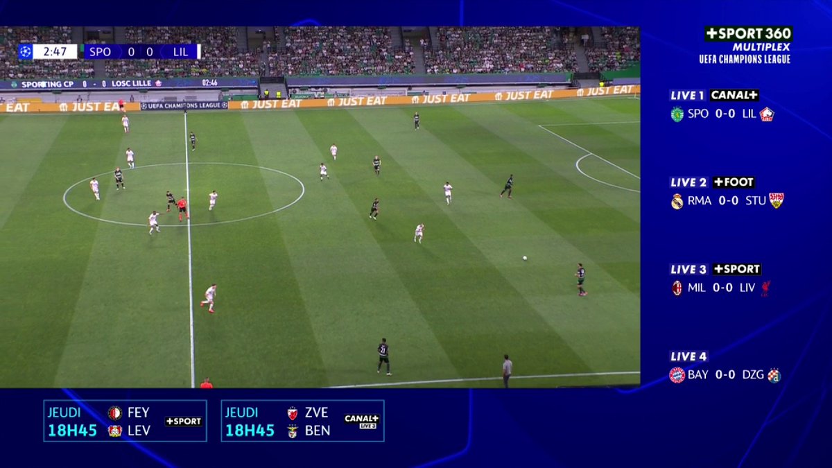 BUT A MILAN 🎶 La première musique du multiplex résonne pour l’ouverture du score de Christian Pulisic face à Liverpool 🤩 #ACMLIV | #UCL