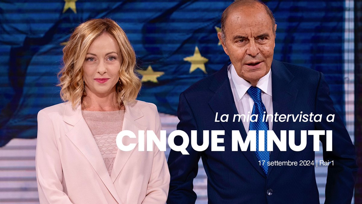 La mia intervista di poco fa a Cinque Minuti, da Bruno Vespa. Buona serata.