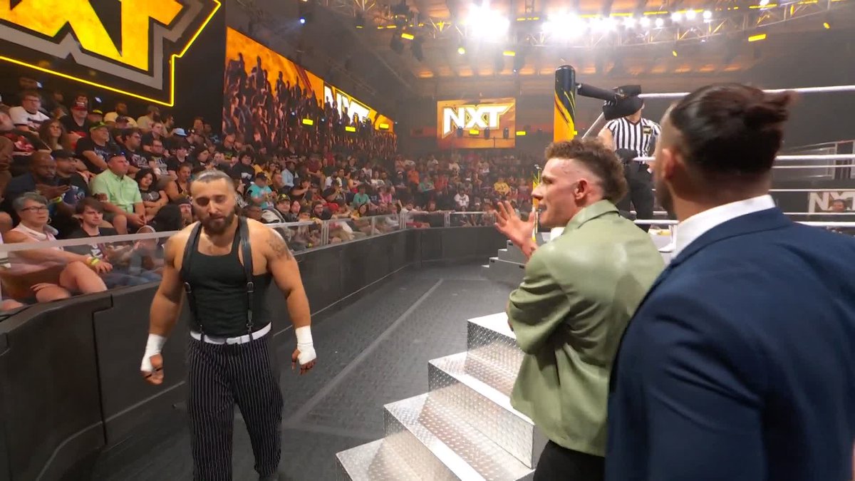Wait, what?! 😳 Tony D’Angelo just walked out of his match... #WWENXT