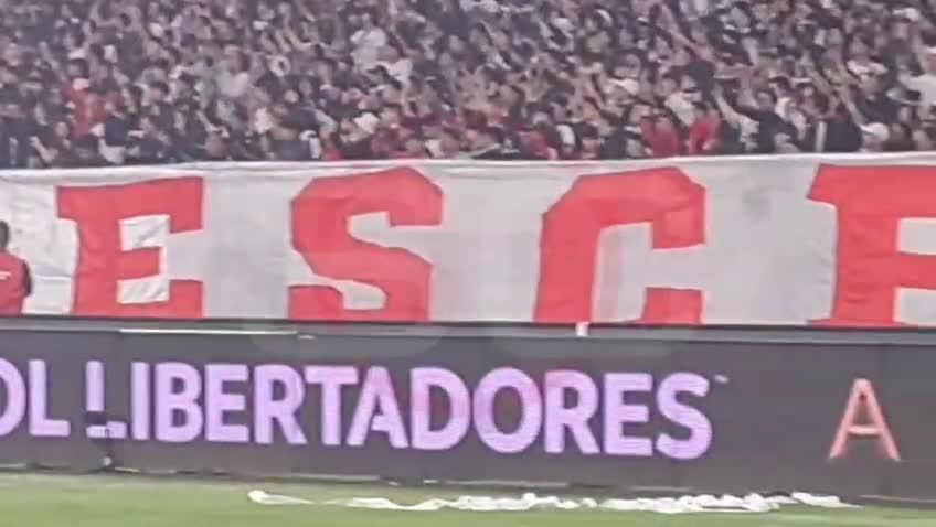 "Este Monumental": Por una bandera de Colo Colo en el partido ante River