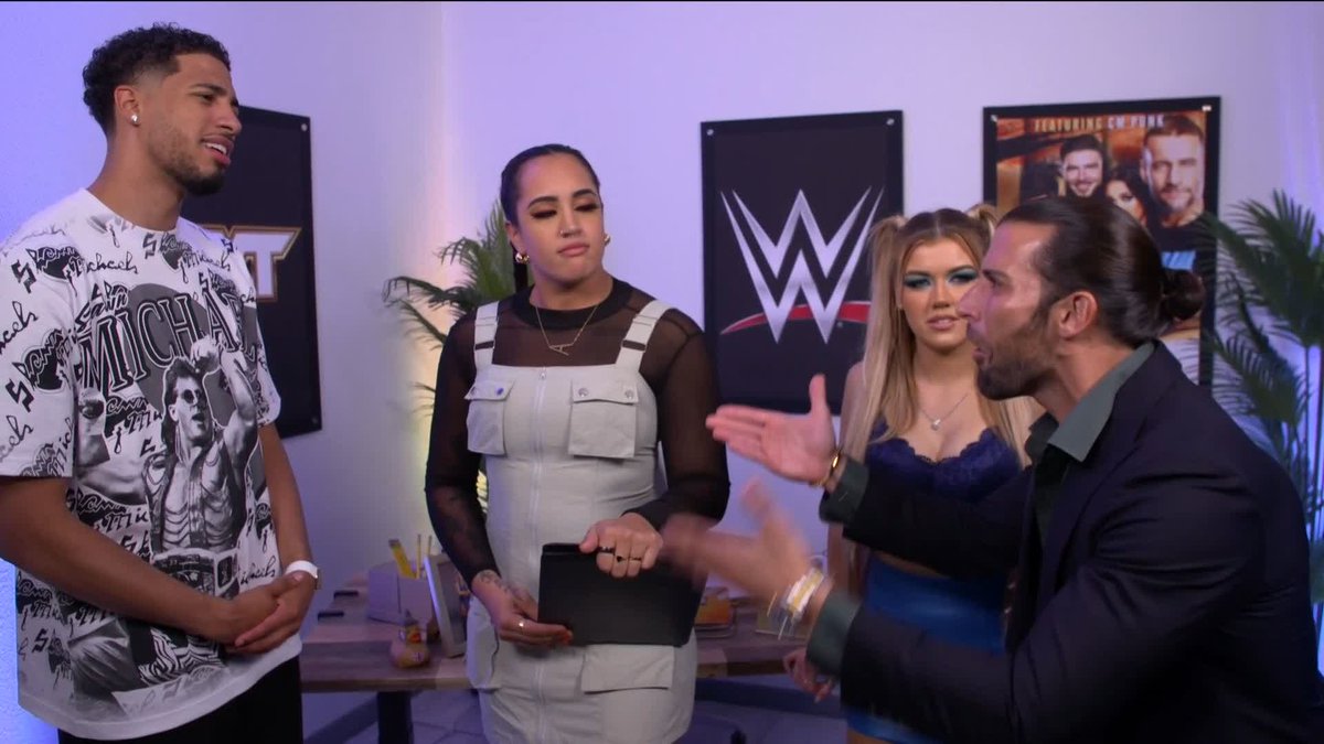 "Give me the contract, and I'll get it done." After the chaos to start the show, Indiana Pacers All-Star @TyHaliburton22 promises he will get Trick Williams and โAll Egoโ Ethan Page to sign the contract before the night ends! ๐ #WWENXT