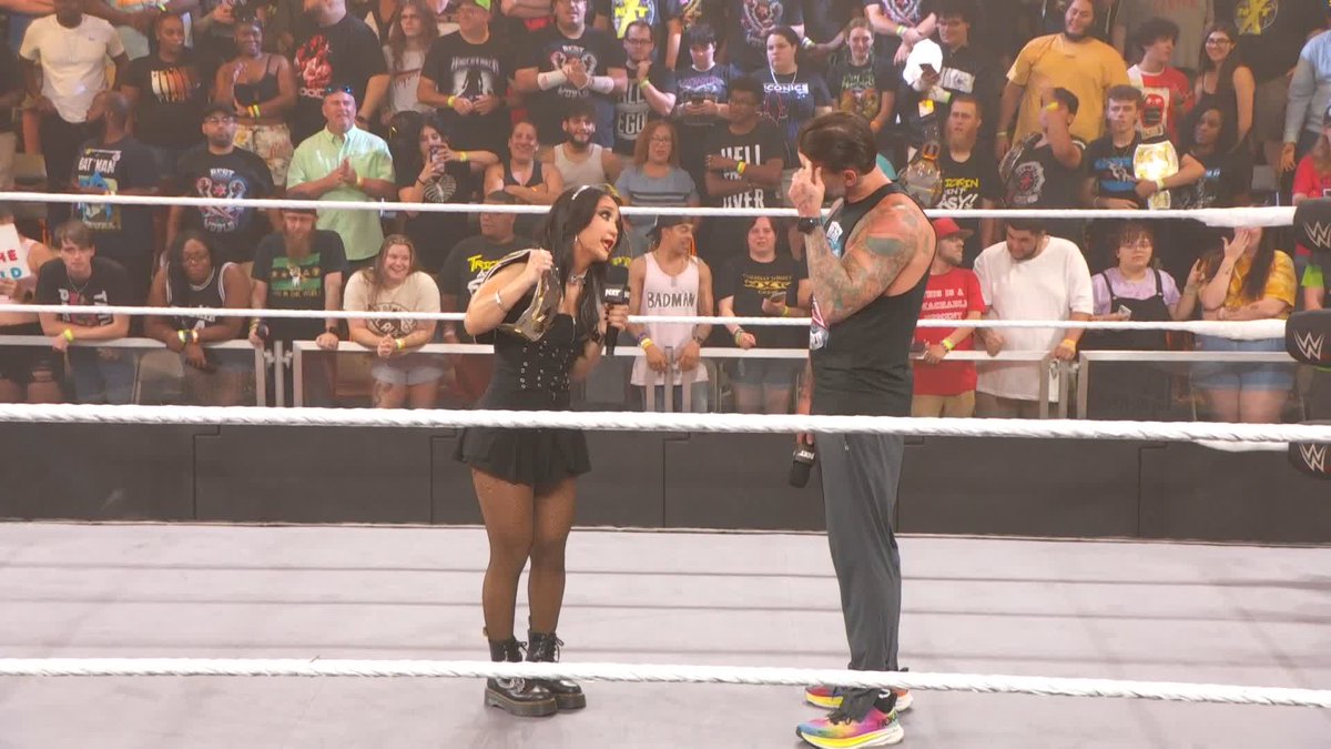 "I finally realized I should have been a Drew McIntyre fan." This was cold from roxanne! 😬 #WWENXT