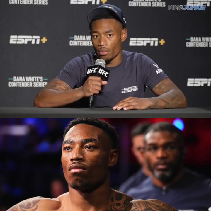 Elijah Smith, son of UFC veteran Gilbert, reacts to making history as the second father-son duo in UFC history with the Coutures. ❤️ "To be his first fighter into the UFC, I know I made him proud tonight."