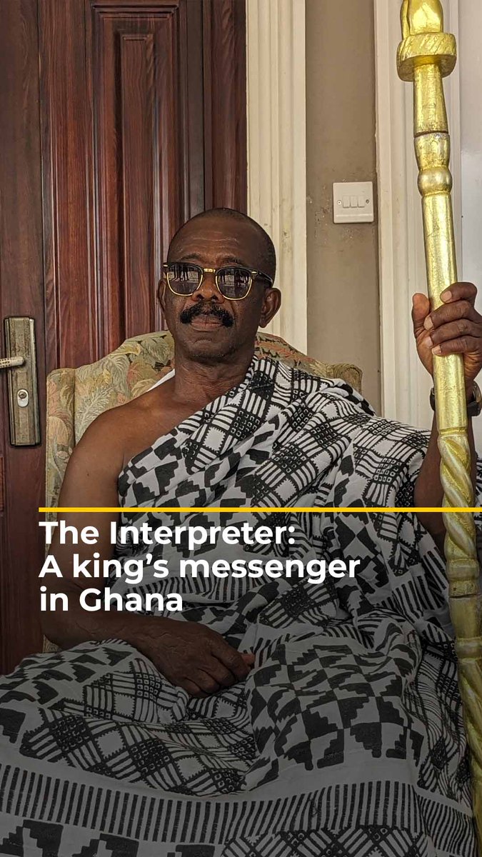Meet Okyeame, the interpreter and messenger for the king of the Akyem Abuakwa kingdom in Ghana’s Eastern Region. Watch the film: