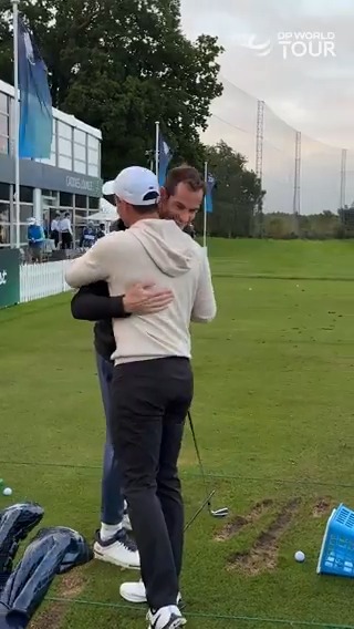 Andy Murray 🤝 Rory McIlroy #BMWPGA | #RolexSeries
