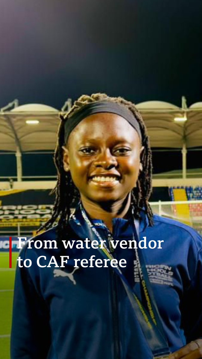 From selling drinks inside Agege Statium for her Mum to officiating in a CAF tournament. This is the story we all love 🔥