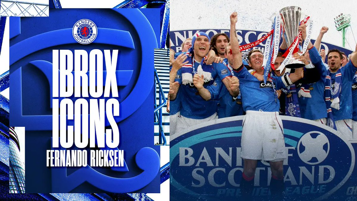 2️⃣ Fernando Ricksen | #AlwaysRemembered 💙 On the anniversary of his passing, RTV Studios look back on the career of #RangersFC Legend, Fernando Ricksen.