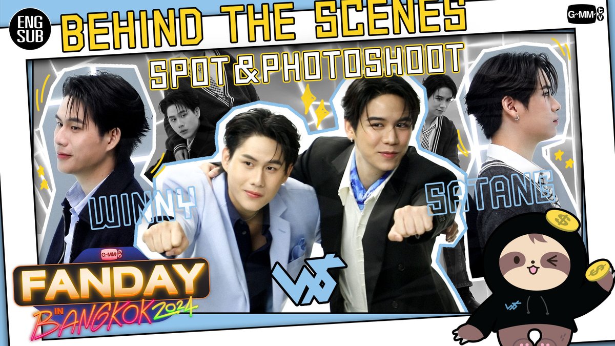 [BTS] Photoshoot &amp; Spot GMMTV FANDAY IN BANGKOK x WINNY - SATANG 💙🤍 📍 SHOWTIME : 30 NOV 2024 AT 1 PM 📍 Union Hall, Union Mall Tickets on sale : 28 SEP at 10 AM | Thaiticketmajor More Information : #GMMTVFandayinBKKxWS #GMMTVFandayinBKK2024 #GMMTV