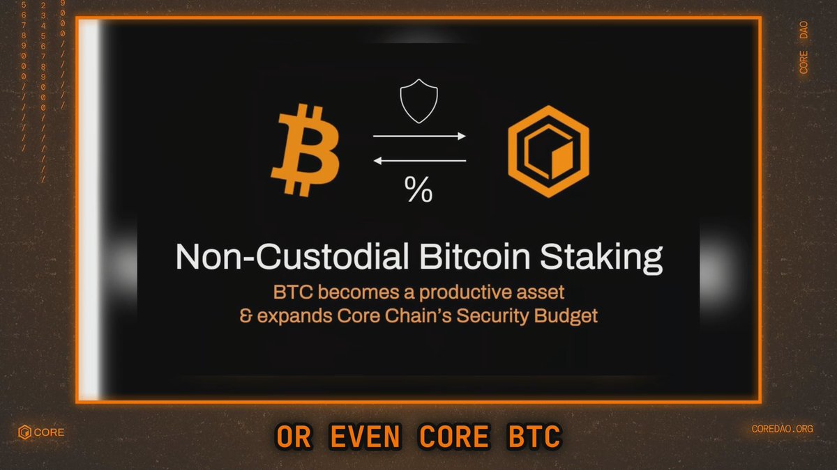 Bitcoiners should be able to earn safe yields. This is one of the reasons that Core needs to exist 🔶