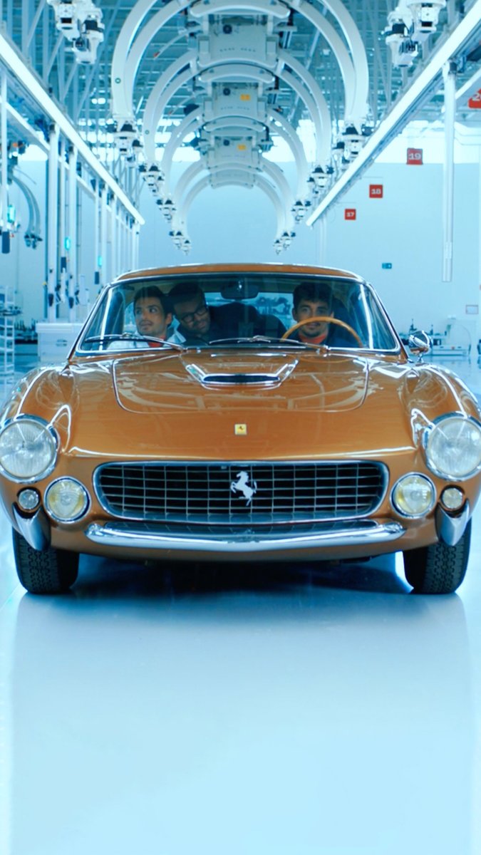 A secret meeting. A place of transformation. Watch Irina Shayk, Carlos Sainz and Charles Leclerc as they prepare for something extraordinary. Take your front-row seat for the #FerrariSS25 Fashion Show: watch it live on 21st September at 9:30 AM CEST. #Ferrari #FerrariStyle