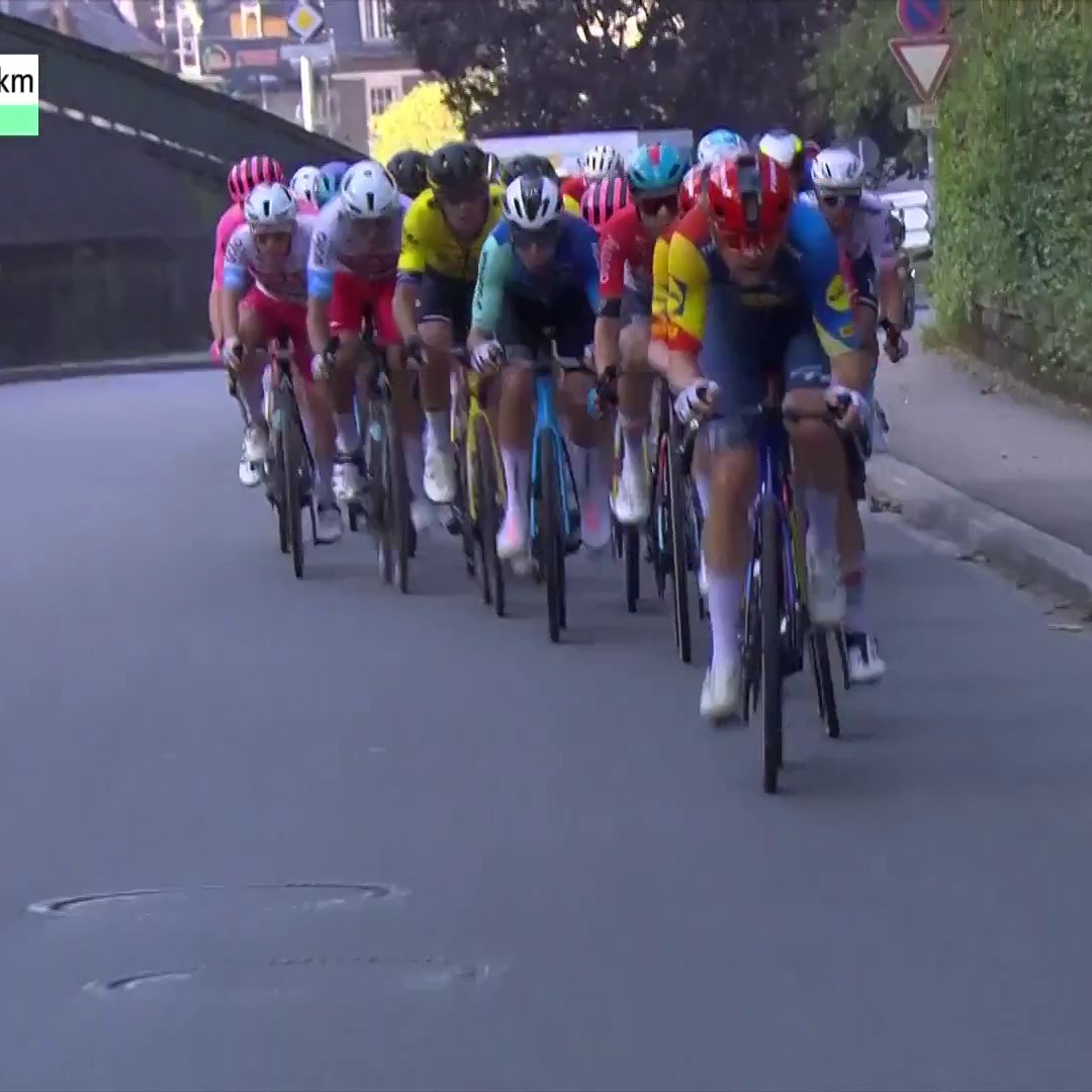 "THAT WAS IMPRESSIVE!" 😮 Mathieu Van der Poel wins for the first time since and April and takes the opening stage of the Tour of Luxembourg! 🔥