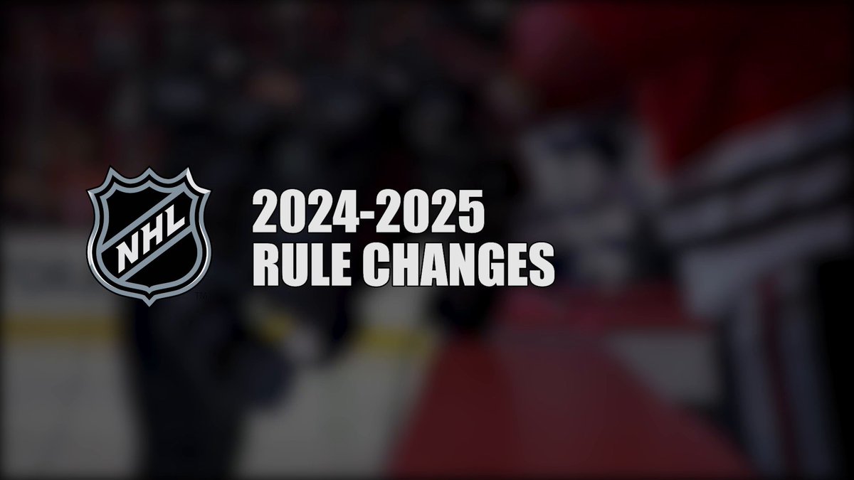 As camps open across the NHL today, a reminder of the new rule changes in place for the 2024-25 season.