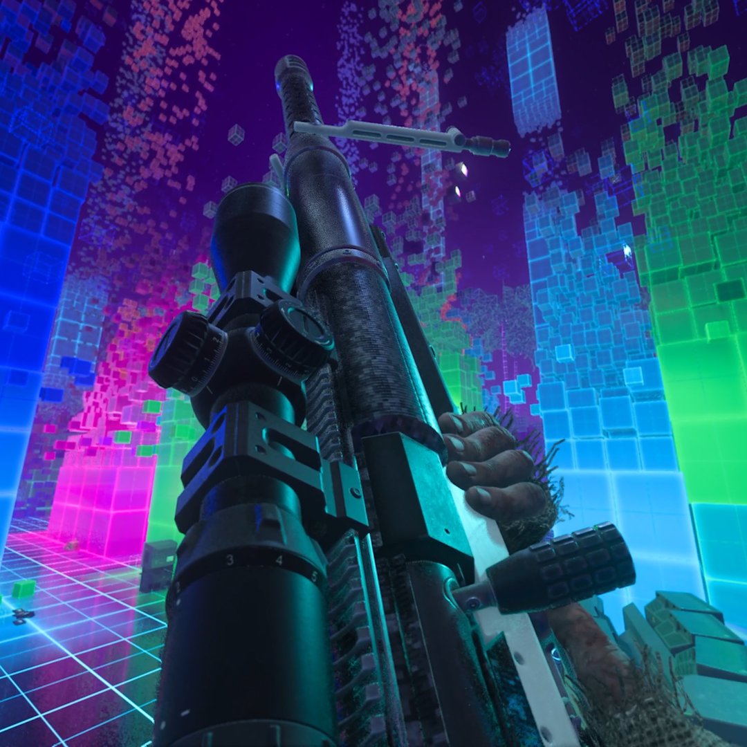 Call of Duty just added a weapon modification that allows a sniper to shoot anti material rockets 🚀