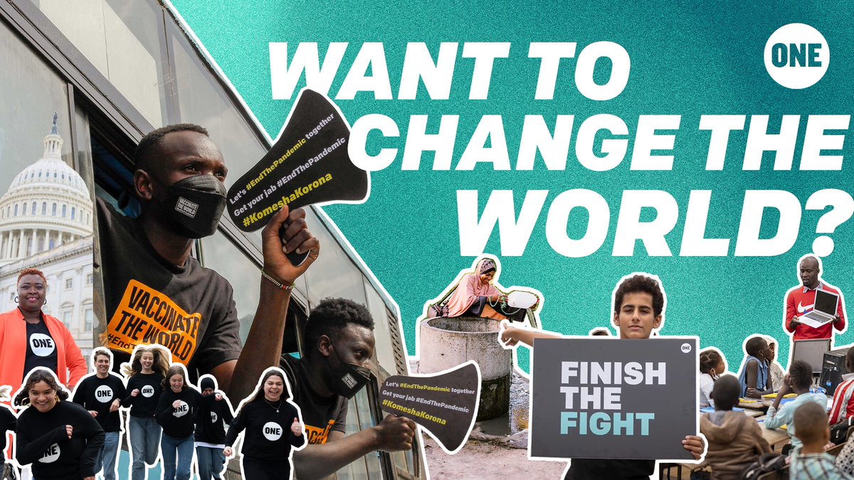 We've spent 20 years coming together as ONE to make our voices heard to create a more just and fair world for everyone, everywhere — and we have no plans on stopping. 💪 Stand with us as we continue our fight to make the world a better place by sharing this post. 👏