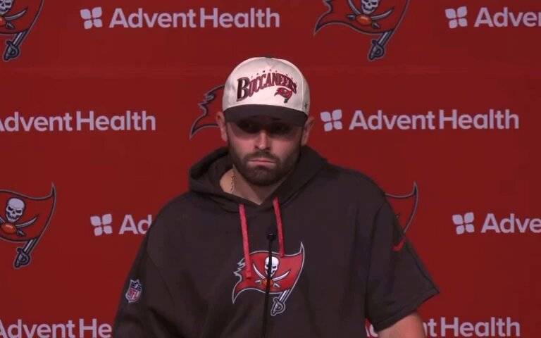 Baker Mayfield was asked about Bryce Young's benching in Carolina, and he explained how tough playing quarterback is, especially when the supporting cast isn’t great. "His story is far, far from finished." Baker played in Carolina, is a former No. 1 pick and eventually bounced back himself. Cool to see and hoping Bryce sees this...