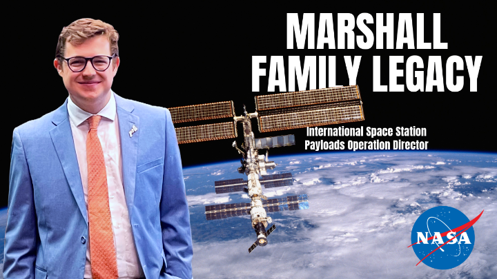 As a payload operations director at #NASAMarshall, Jacob Onken leads flight controllers in the International Space Station Payload Operations and Integration Team, a role his father once held. Watch to learn more about their story. 📺