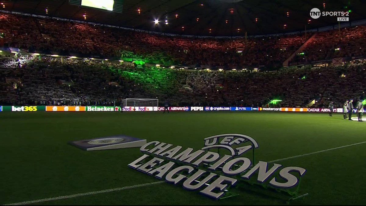 🎶 YOU'LL NEVER WALK ALONE 🎶 What an INCREDIBLE Champions League atmosphere at Celtic Park 😍 📺 TNT Sports & discovery+ UK