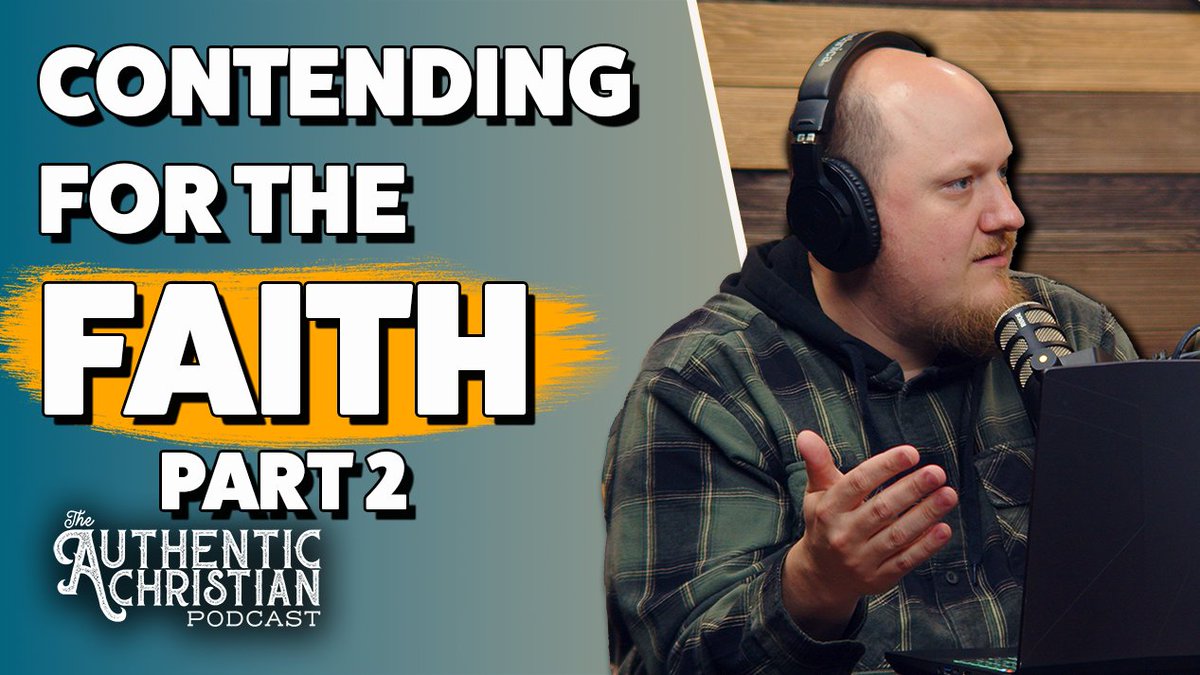 In Aaron and Scott's conversation today, they'll discuss the importance of defending or contending for the faith. Click below to watch! ⬇