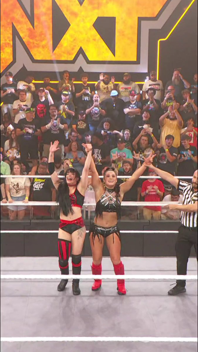 It was quite the win for LYRA VALKYRIA and Pax! 😊 🙌 #WWENXT