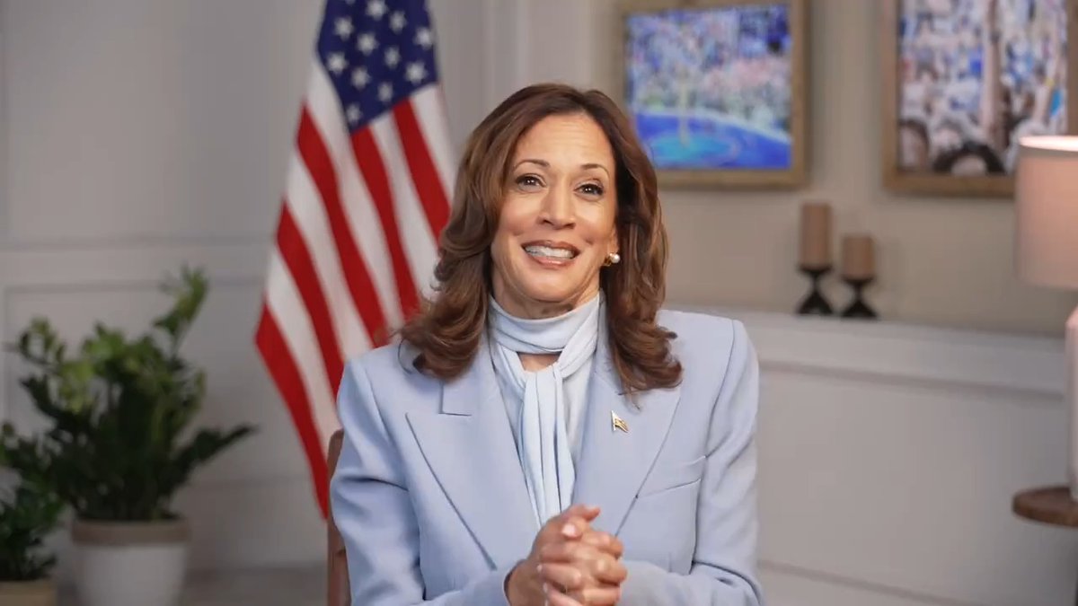Vice President Harris to Gen Z: Your generation is killing it. You are one of the reasons that I am so optimistic and excited about the future of our country. You're brilliant and you care. You are saying you're gonna step up and get it done. Isn't that the spirit of our country that makes us strong?