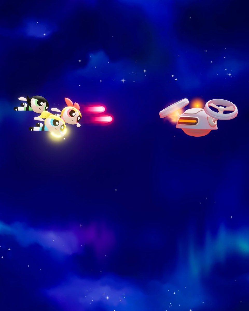 Pew pew pew! The Powerpuff Girls are having a blast in their first Rift! #MultiVersus