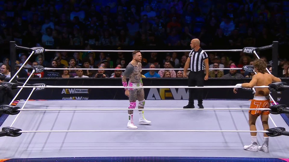 HOOK is tossing his opponent all over Wilkes-Barre, PA! Watch #AEWDynamite LIVE on TBS! HOOK | Roderick Strong