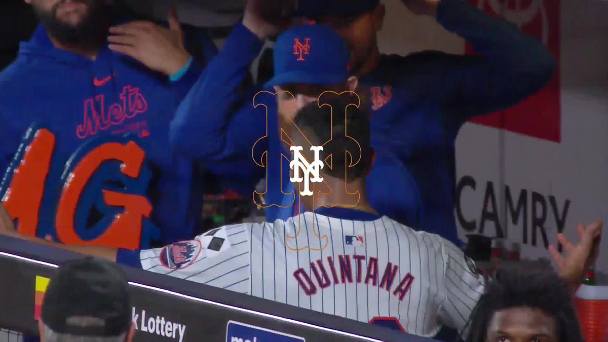 The Mets' pitchers jumped around with Jose Quintana after seven stellar innings 🙌
