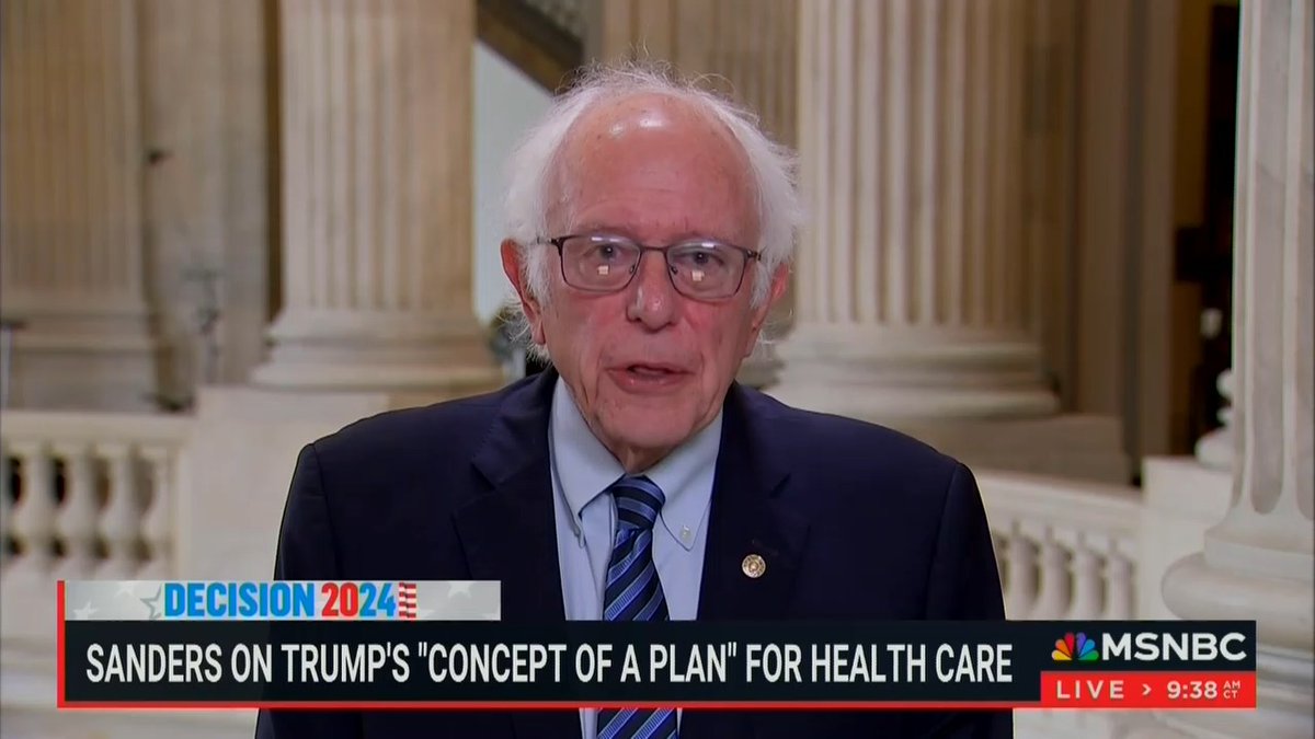 Sen. Bernie Sanders: It's really quite amazing. Donald Trump has had three political campaigns. And after all of that time, Trump is still working on a ‘concept of a plan’ for health care. He worked his tail off as president to repeal the Affordable Care Act