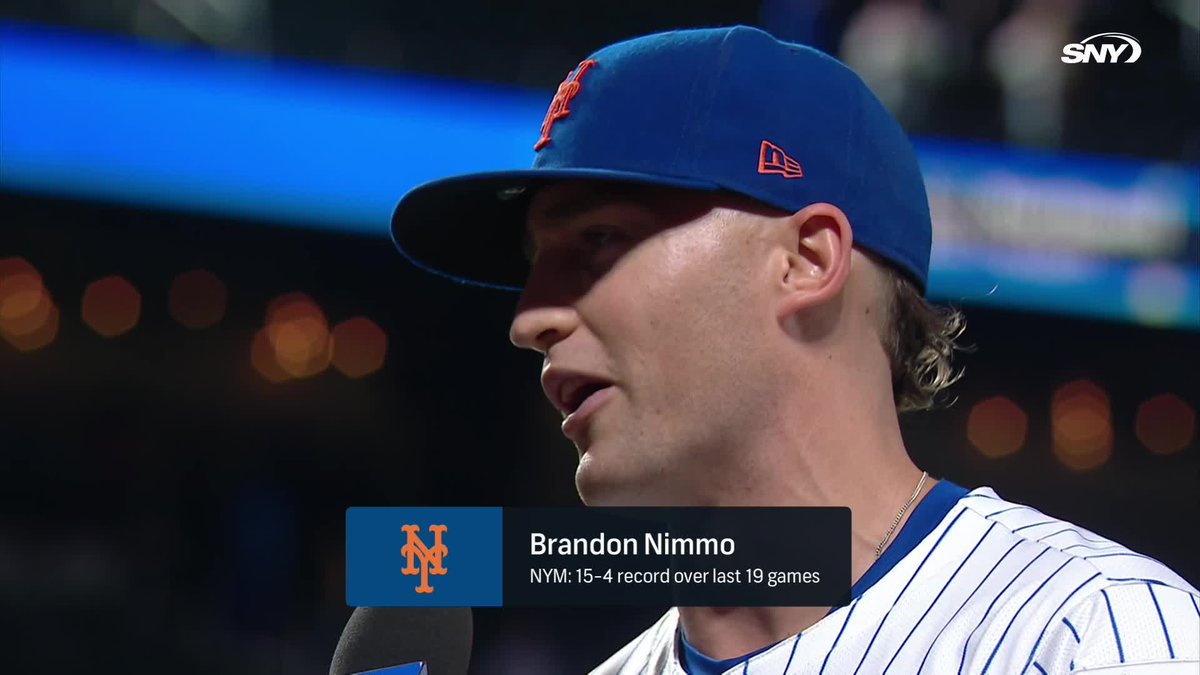 Brandon Nimmo had a message for Mets fans heading into the weekend.