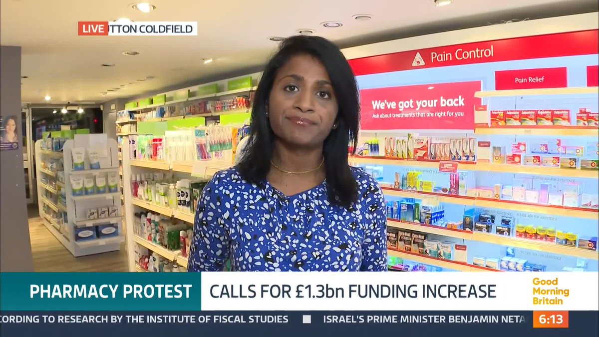 Pharmacists will begin voting on whether they will cut access to their services amid a row over funding. The National Pharmacy Association, which represents 6 thousand community pharmacies in the UK, has called for a £1.3 billion funding increase.