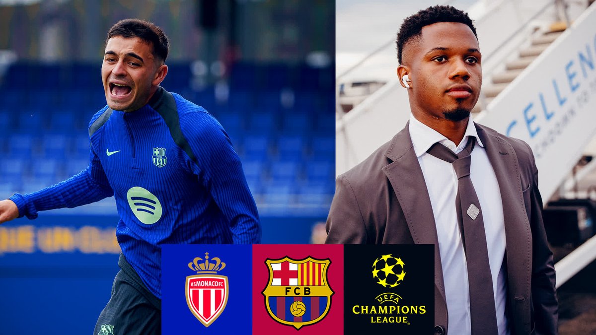 Highlights from our last workout before #MonacoBarça in the UEFA Champions League! 🔥