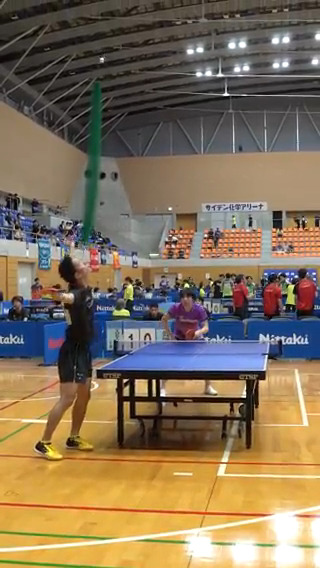 羽ばたくようなハイトスサーブ🕊️💫🏓 #川路斗真（TOKYO GAS） 📡テレ東卓球チャンネルで全日LIVE配信 ▶️ #全日本実業団 #卓球 #テレ東