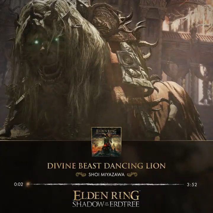 Its divinity, its fury, its light-footed beauty. The tower's assailants turned the ritual of the lion dance into a martial trance. #ELDENRING #ShadowoftheErdtree
