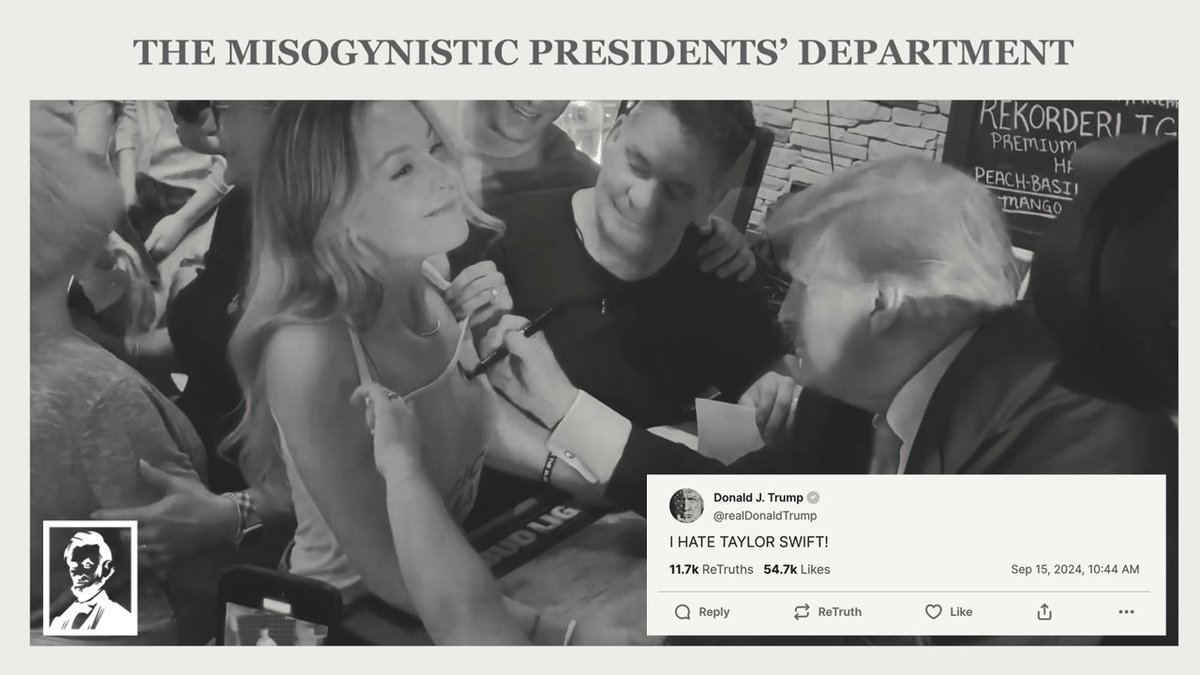 Trump hates Taylor Swift because she is actually rich, successful, draws bigger crowds. But most of all because she is an accomplished woman he cannot control.