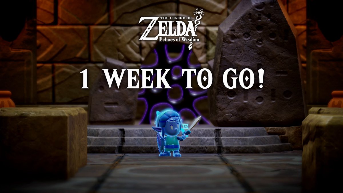 Princess #Zelda steps forward to save Hyrule in just seven days! #EchoesofWisdom