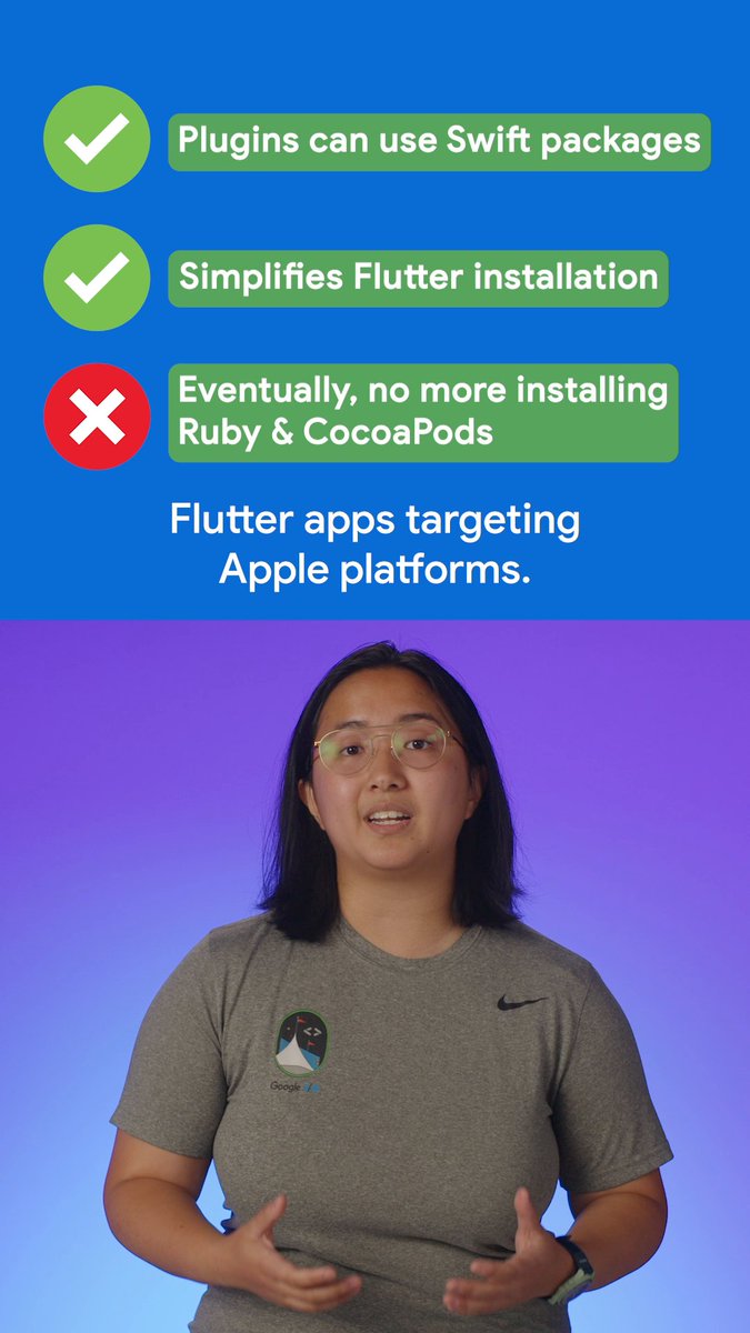🎉 Swift Package Manager is coming to Flutter, and with it, two major benefits: 1. Plugins will be able to leverage the growing ecosystem of Swift packages. 2. A simplified Flutter installation process.