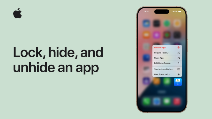 Some apps are for your eyes only. 👀 Here’s how to lock or hide an app in #iOS18 to help you control who can access the information inside.