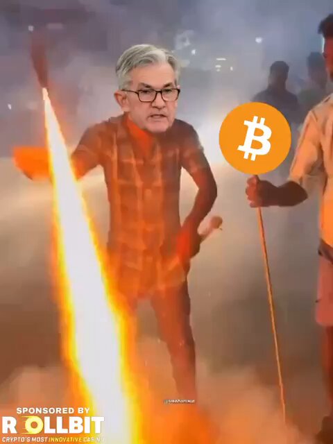 Gracias Powell 😂🚀 #BTC #Meme