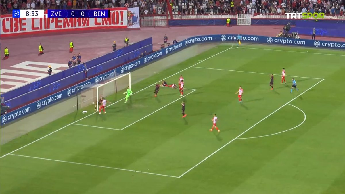 🎩 Kerem Aktürkoğlu, Benfica forması ile çıktığı ilk Şampiyonlar Ligi maçında golünü attı!
