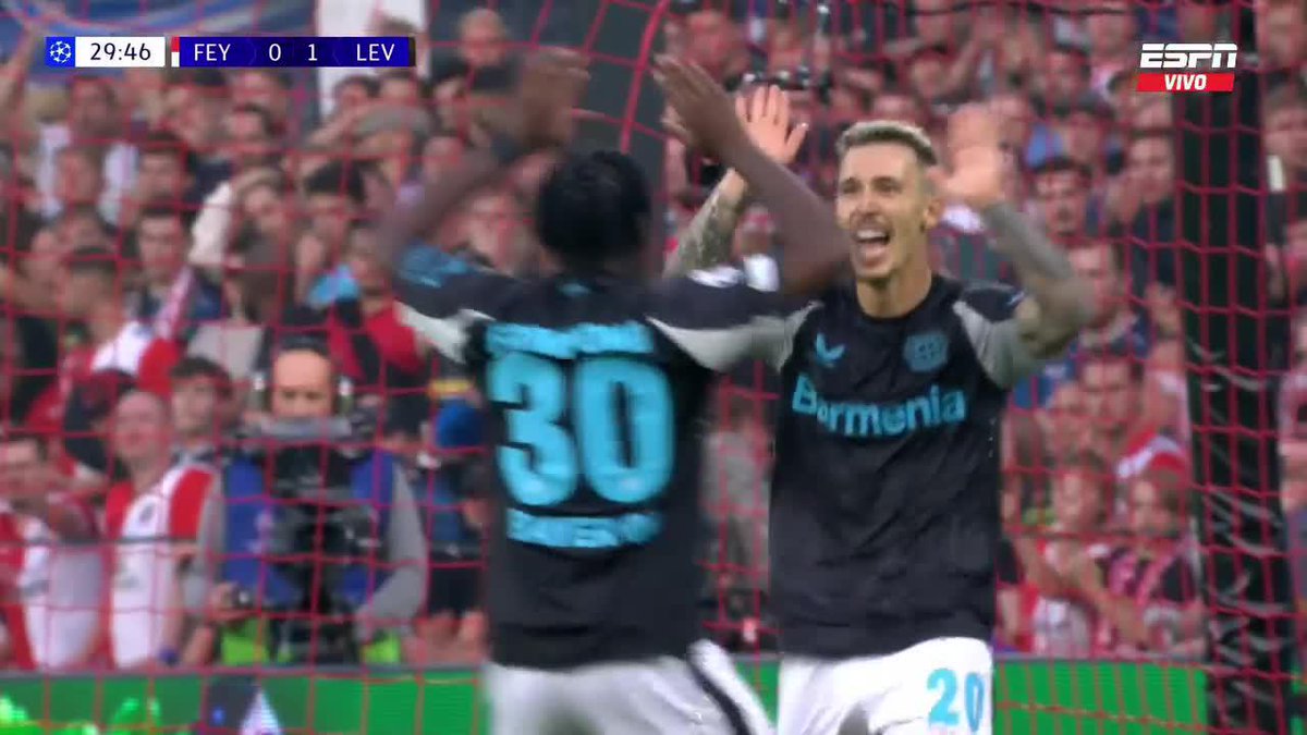 NOOO, EL PASE QUE METIÓ BONIFACE EN EL GOL DEL LEVERKUSEN. 🔞😮💨
