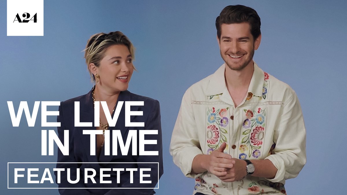 “A story of life and loving as full heartedly as we can while we’re here." First look at WE LIVE IN TIME with stars Andrew Garfield and Florence Pugh. Only in theaters October 11.