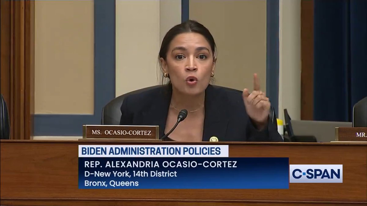 .Rep. Alexandria Ocasio-Cortez Alexandria Ocasio-Cortez: "What VP Harris has been tasked with...is addressing the root causes of immigration...I am tired of hearing from people who cannot point out Venezuela, Colombia, Ecuador, Guatemala on a map telling us about how to mitigate the millions of people seeking refuge."