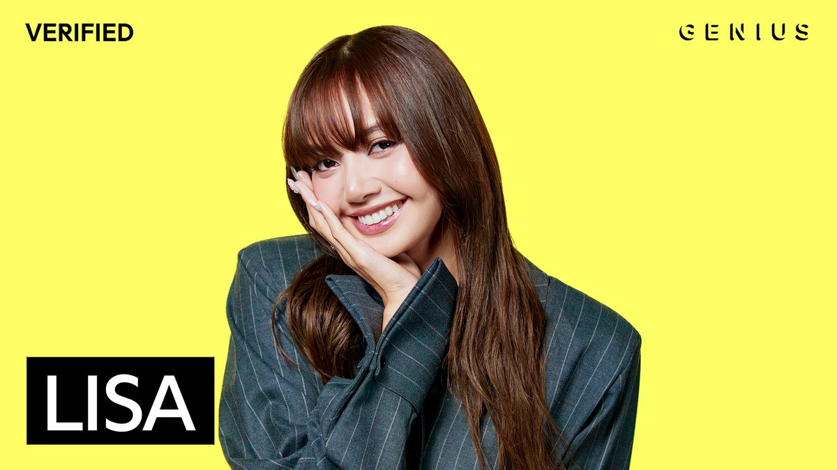 #BLACKPINK's #LISA lit our studio up with her bright aura ✨ the #kpop superstar stopped by #verified to breakdown her smash hit single "new woman" featuring #rosalia 🎶 #LISAxGENIUS