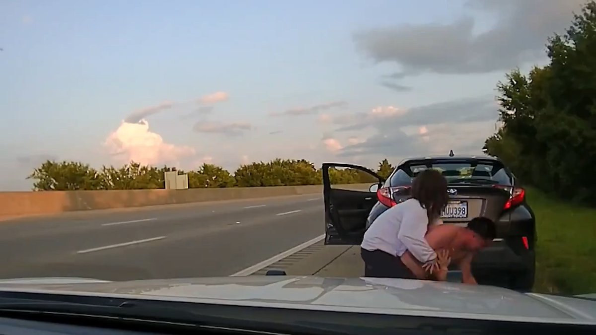 Woman employed as an Arkansas state trooper pulls over a 26 year old illegal Guatemalan guy driving 114mph who was under the influence of alcohol. She tries to arrest him. He's not about that life and resists. Attempts to use taser, fails. Random woman (Kylie Sutton) passing by tries to help. Dude still isn't arrested. Woman cop pulls her gun and attempts to shoot him despite him not being armed. She grazes him from 12-18'' away. Male troopers show up and arrest the guy. 1. She did a decent job for her size and physical limitations until she shot him. 2. She's lucky he wasn't actually violently (i.e. trying to kill her rather than not wanting to be arrested) resisting or the outcome would have likely been much worse. #police #arkansas #equity #women #female #cop #fail #nature