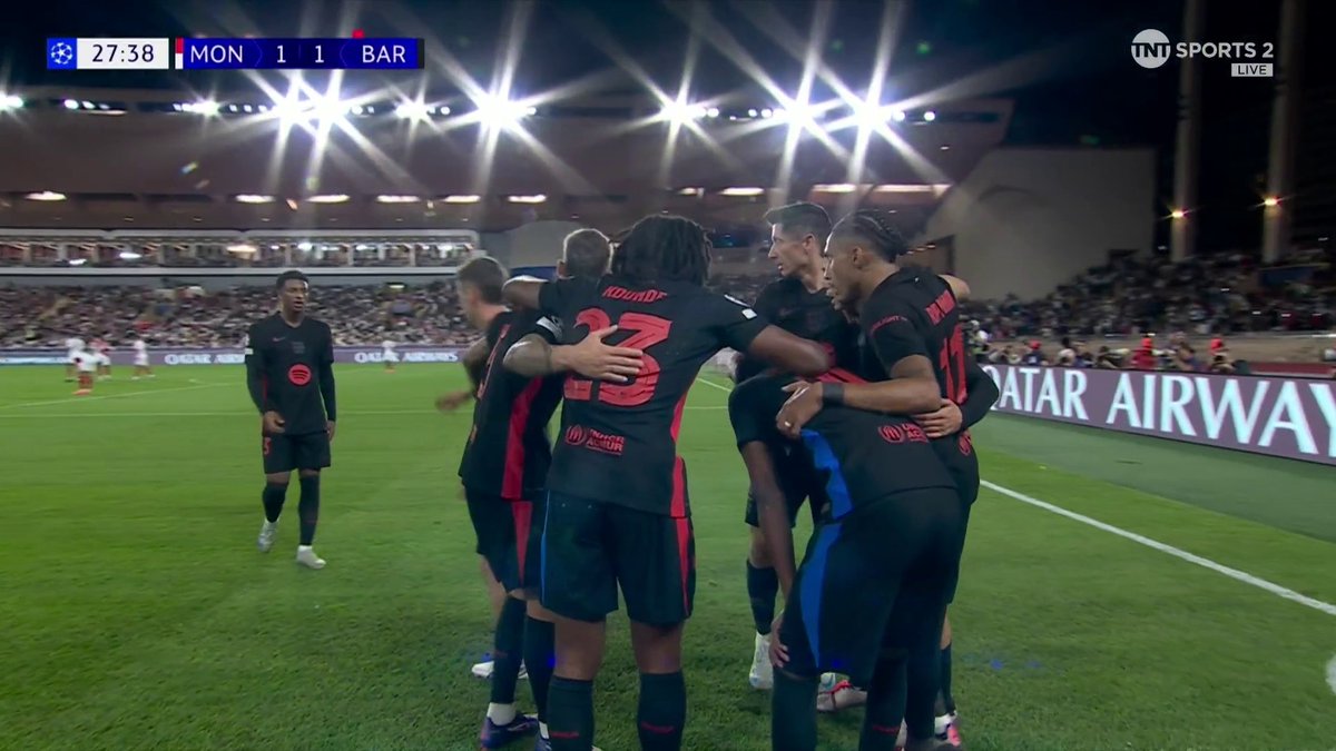 Lamine Yamal grabs his first Champions League goal 🤩 And what a goal it was... 💫 📺 TNT Sports &amp; discovery+ UK