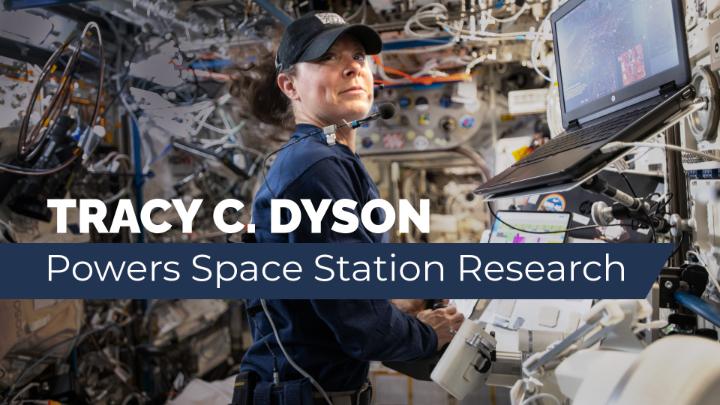 Astronaut Tracy C. Dyson returns home Sept. 23, concluding a six-month mission on the International Space Station. Her ISS_Research highlights include an experiment that could improve delivery of respiratory treatments, and a tech demo operating robots from orbit: