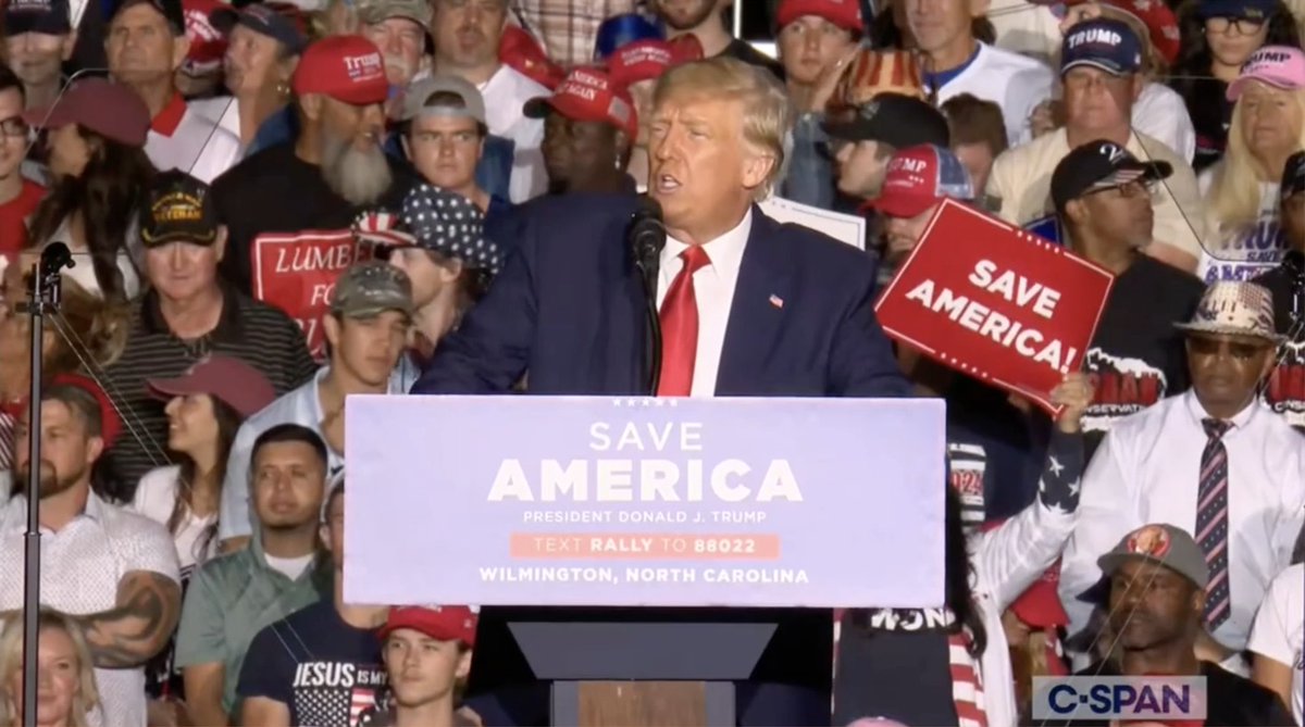 Trump: I think Mark Robinson is one of the hottest politicians in the United States. He is a friend of mine. Thank you, Mark