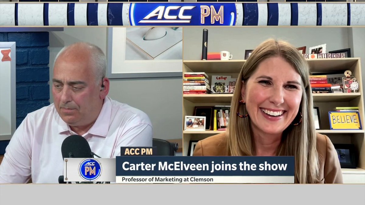 .Mark Packer surprised Clemson's Carter McElveen with $1,000 courtesy of College Football Playoff (CFP) Foundation 👏